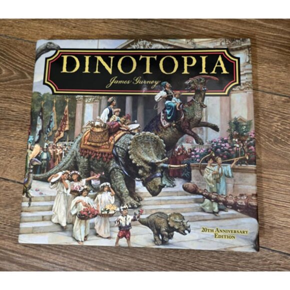 Dinotopia 20th Anniversary Edition 32 New Pages James Gurney Hardcover 1992 2011 - Picture 1 of 16